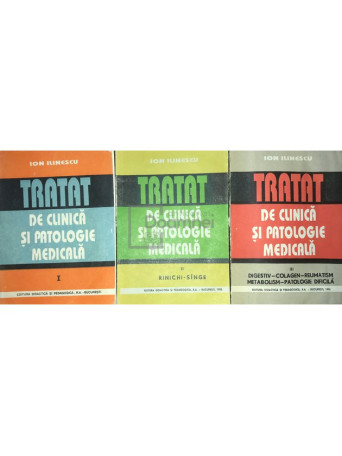 Tratat de clinica si patologie medicala, 3 vol.