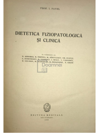 Dietetica fiziopatologica si clinica