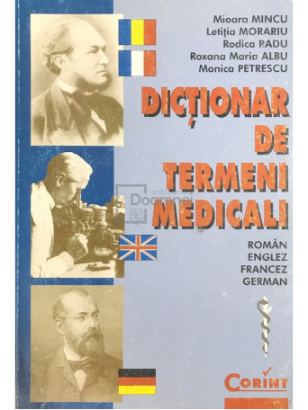 M. Mincu - Dictionar de termeni medicali roman, englez, francez, german - 1998 - Brosata