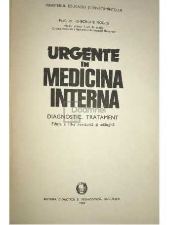 Urgente in medicina interna