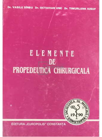 Elemente de propedeutica chirurgicala