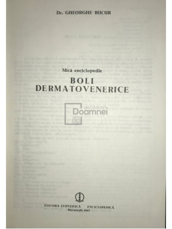 Boli dermatovenerice. Mica enciclopedie