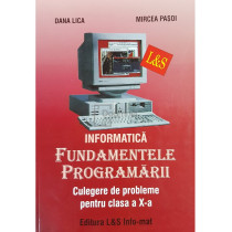 Fundamentele programarii. Clasa a X-a