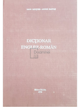 Dictionar englez-roman