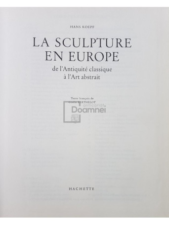 La sculpture en Europe