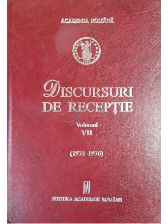 Discursuri de receptie, vol. 7