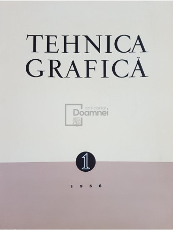 Tehnica grafica, vol. 1