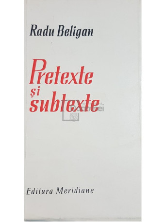 Pretexte si subtexte