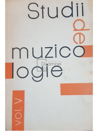 Studii de muzicologie, vol. 5