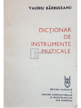 Dictionar de instrumente muzicale