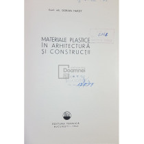 Materiale plastice in arhitectura si constructii