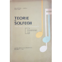 Teorie si solfegii. Manual pentru clasa a IV-a a scolilor de muzica