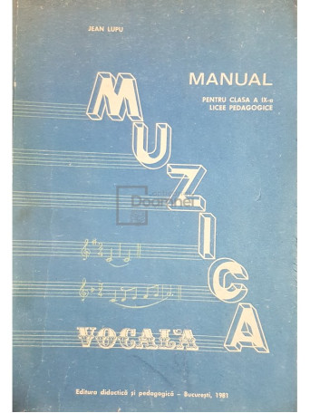 Muzica - Manual pentru clasa a IX-a licee pedagogice