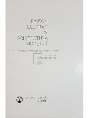 Lexicon ilustrat de arhitectura moderna