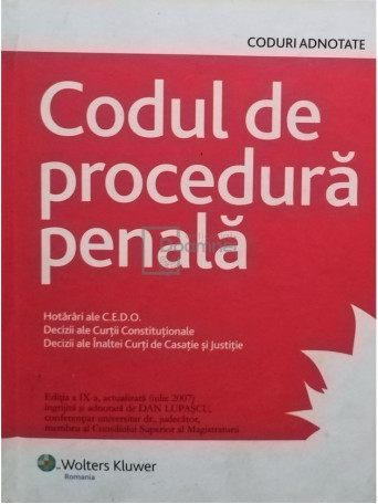 Codul de procedura penala