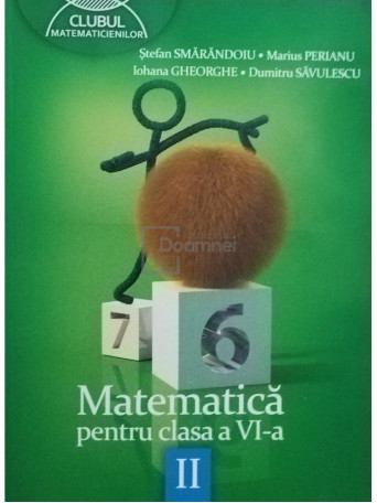 Matematica pentru clasa a VI-a