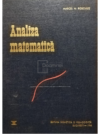 Analiza matematica, vol. 1