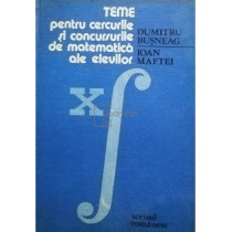 Teme pentru cercurile si concursurile de matematica ale elevilor