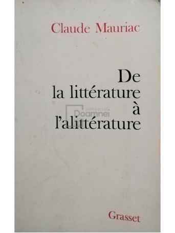 De la litterature a l'alitterature