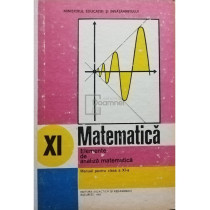 Matematica - Elemente de analiza matematica - Manual pentru clasa a XI-a