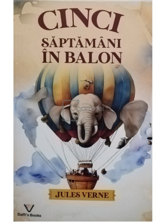 Jules Verne - Cinci saptamani in balon - 2023 - Brosata