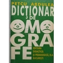 Dictionar de omografe