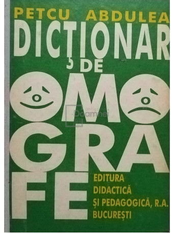 Dictionar de omografe