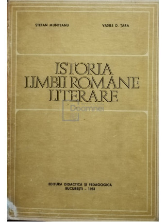 Istoria limbii romane literare