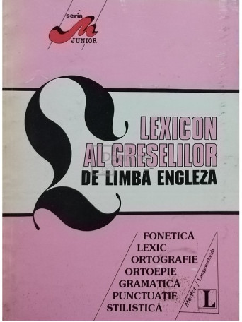 Lexicon al greselilor de limba engleza