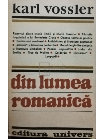 Din lumea romanica