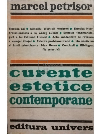 Marcel Petrisor - Curente estetice contemporane - 1972 - Brosata