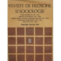 Reviste de filosofie si sociologie