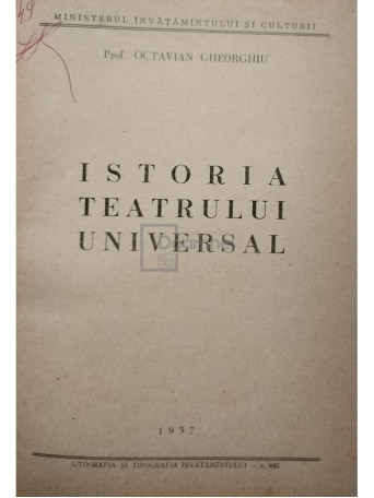 Istoria teatrului universal