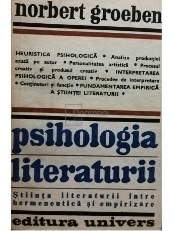 Psihologia literaturii