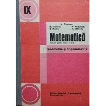 Matematica - Manual pentru clasa a IX-a