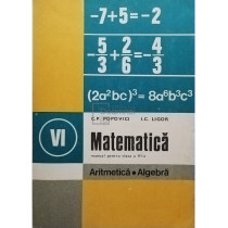 Matematica - Manual pentru clasa a VI-a, aritmetica, algebra