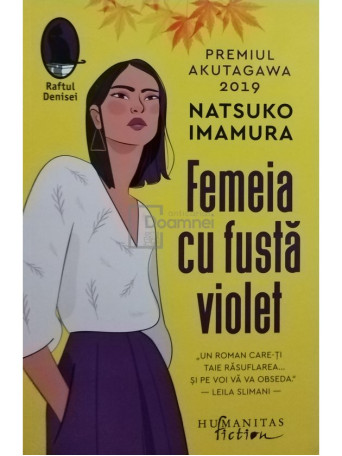 Femeia cu fusta violet