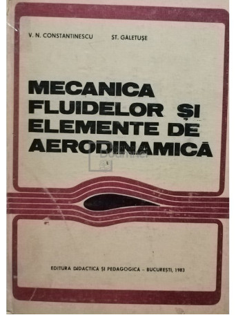 Mecanica fluidelor si elemente de aerodinamica