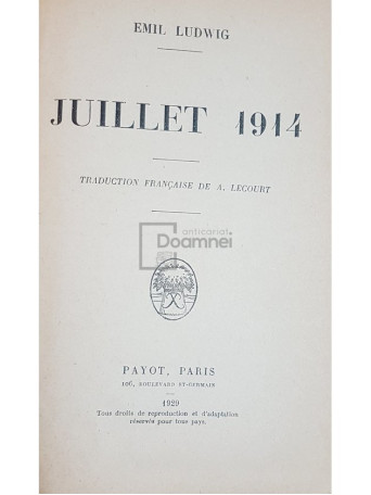 Juillet 1914