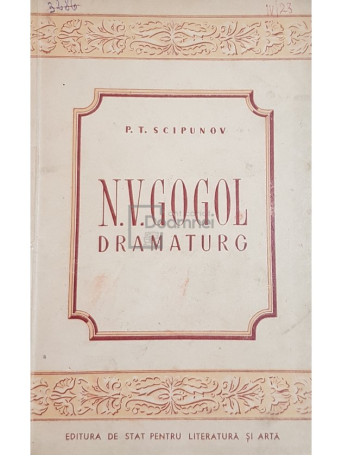 N. V. Gogol dramaturg