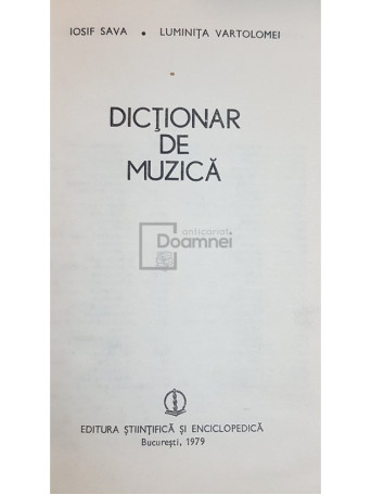 Dictionar de muzica