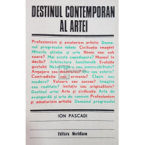 Destinul contemporan al artei