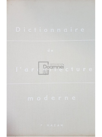 Dictionnaire de l'architecture moderne