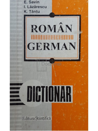 E. Savin - Dictionar roman-german - 1995 - Cartonata