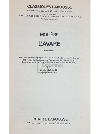 L'avare