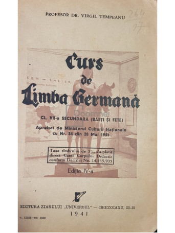 Curs de limba germana