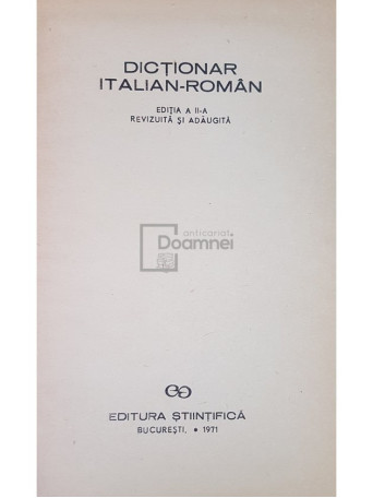 Dictionar italian-roman