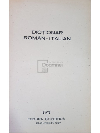 Dictionar roman-italian