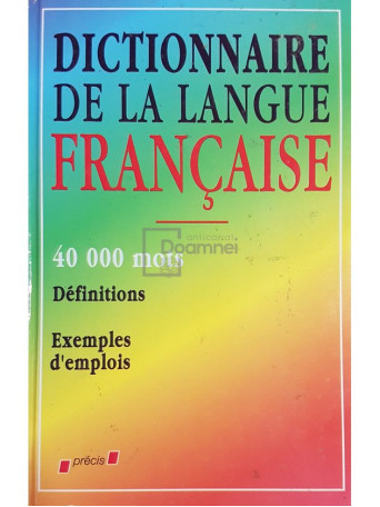 Dictionnaire de la langue francaise