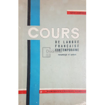 Cours de langue francaise contemporaine